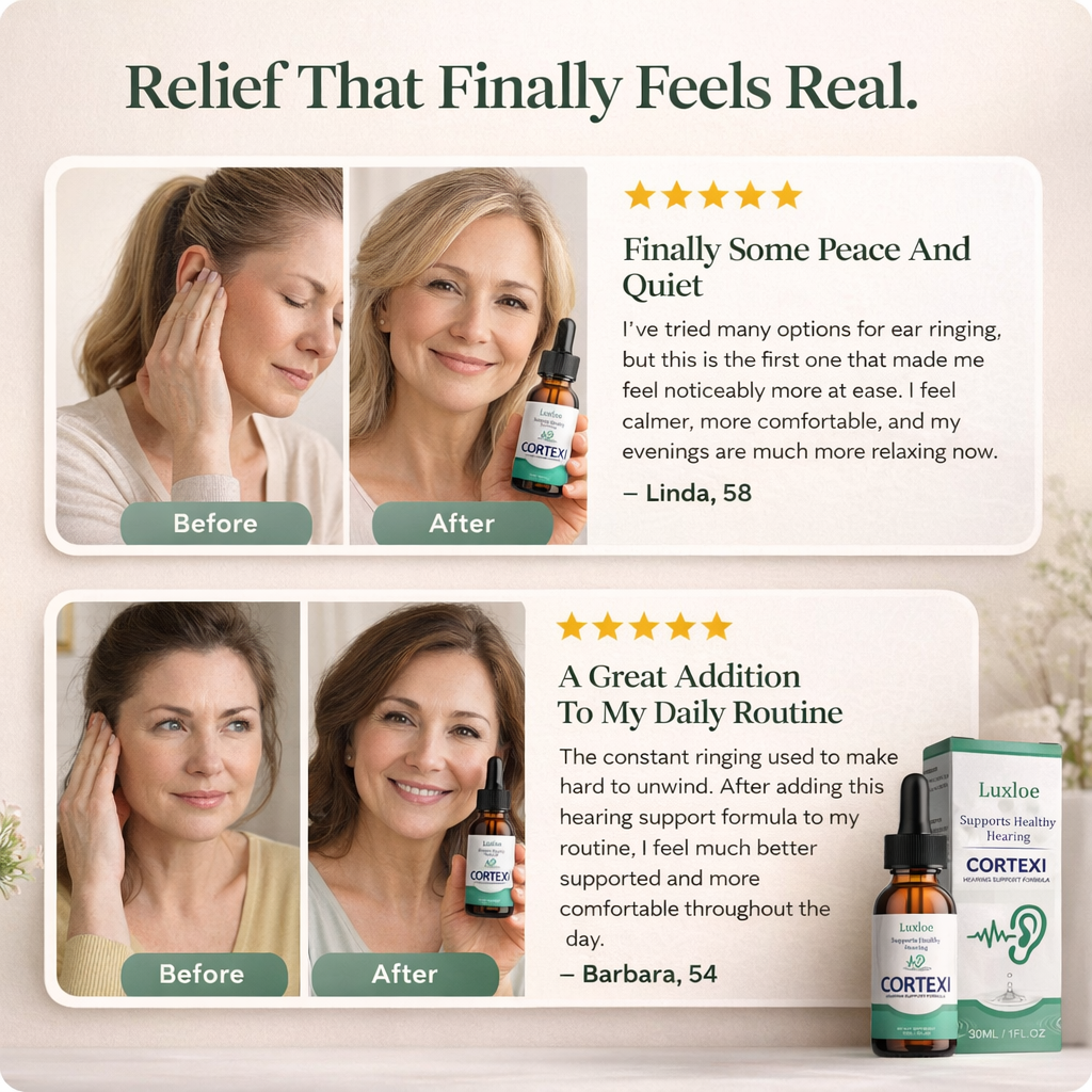 Luxloe Tinnitus Ear Drops for Clear Ears and Ultimate Comfort – Unlock Instant Relief from Tinnitus and Ear Discomfort🎶