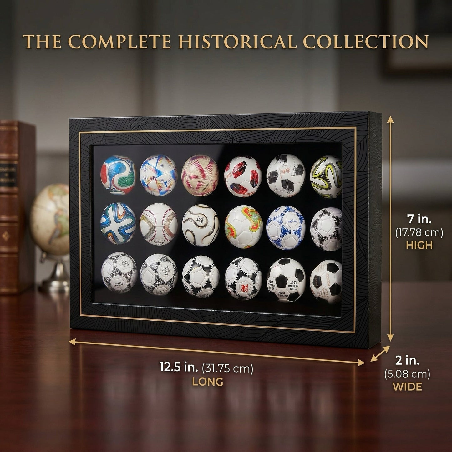 🏆Flash Sale 5K+ SOLD!⚽15 Pcs Classic Football Collectible Gift Sets from 1970 to 2026 World Football Cup