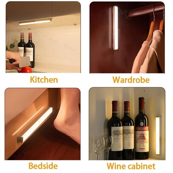 🥳2026 HOT SALE🥳💞50K+ SOLD!💡Punch-free Smart Sensor Magnetic Rechargeable LED Lights