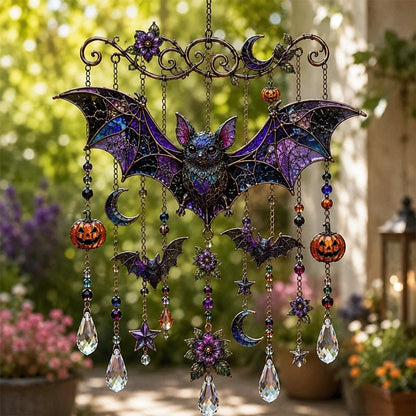 🎃Capteur solaire et carillon éolien d'Halloween