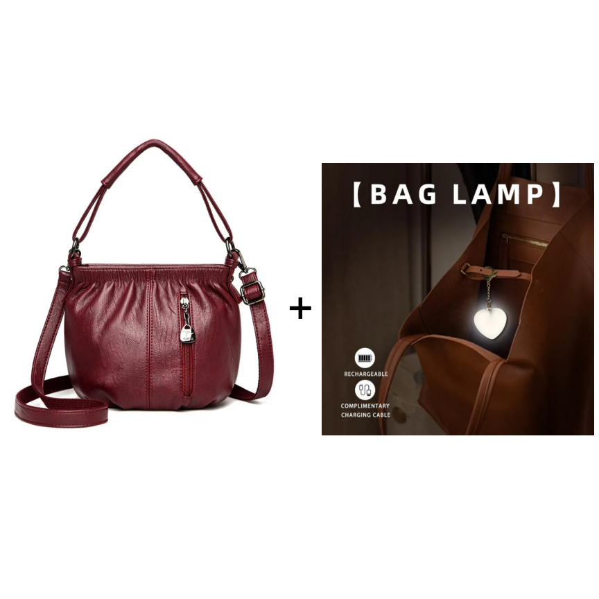 🔥Women's Retro Pleated Bucket Shoulder Bag