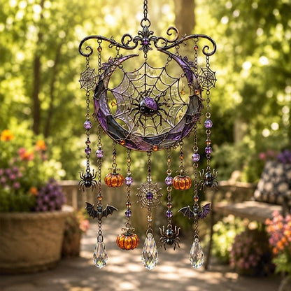 🎃Capteur solaire et carillon éolien d'Halloween