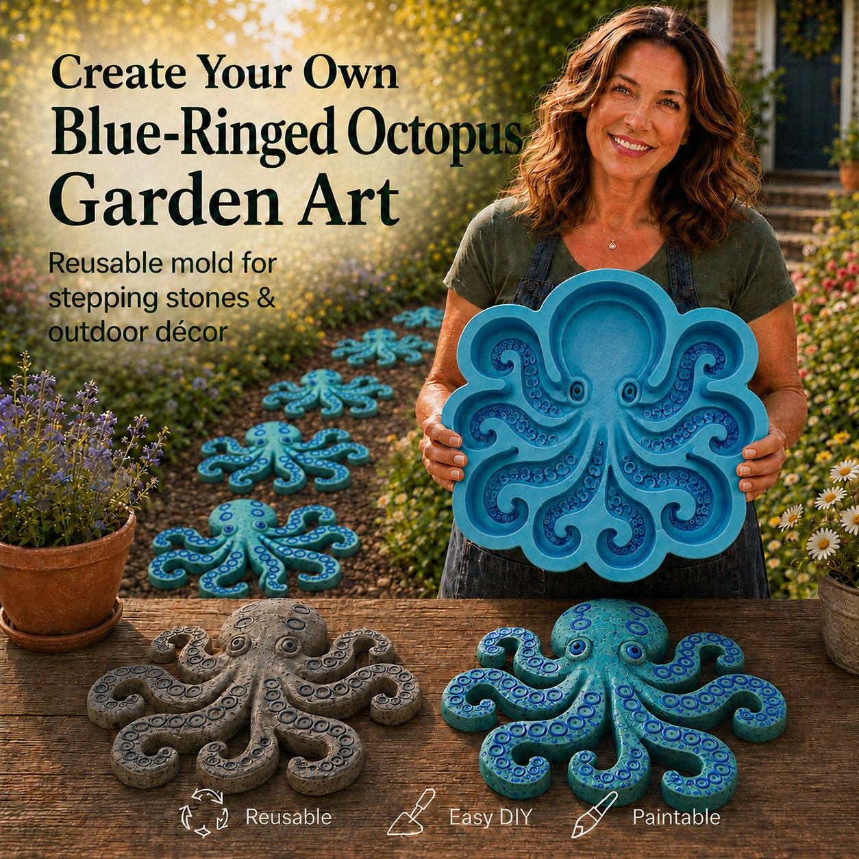 💥 LAST DAY 49% OFF - Ocean Garden Art Mold