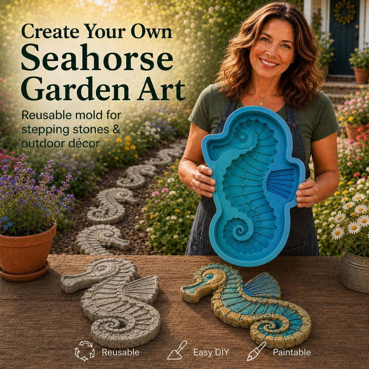 💥 LAST DAY 49% OFF - Ocean Garden Art Mold