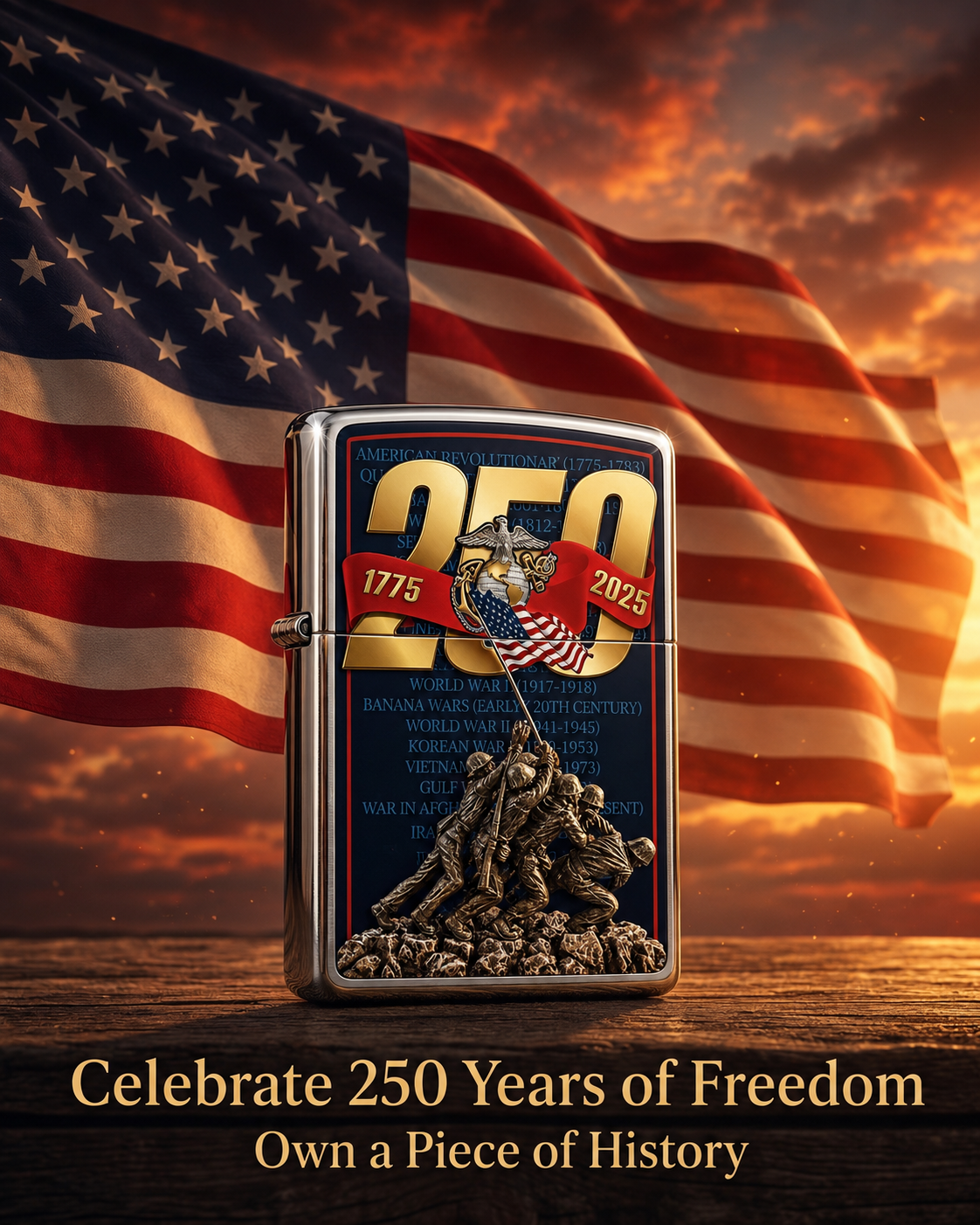 ⚡️Last Day 49% OFF -🎁USMC Lighter Tribute Collection（BUY 3 FREE SHIPPING)