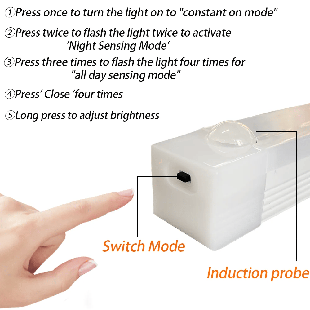 🥳2026 HOT SALE🥳💞50K+ SOLD!💡Punch-free Smart Sensor Magnetic Rechargeable LED Lights