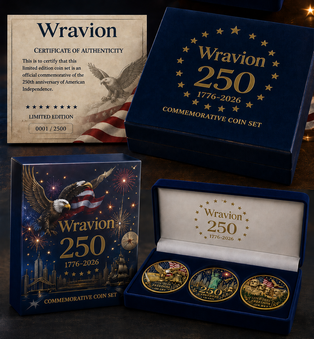 🔥Last Day 50% OFF🔥250 Years of Freedom Veteran Tribute Coin