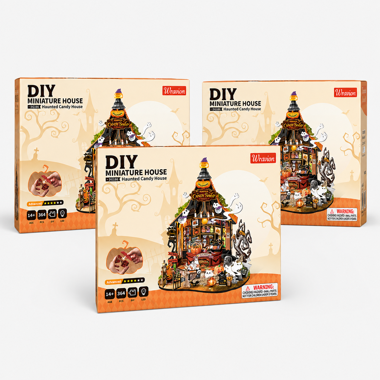 Wravion DIY Miniature House - Haunted Candy House DG186