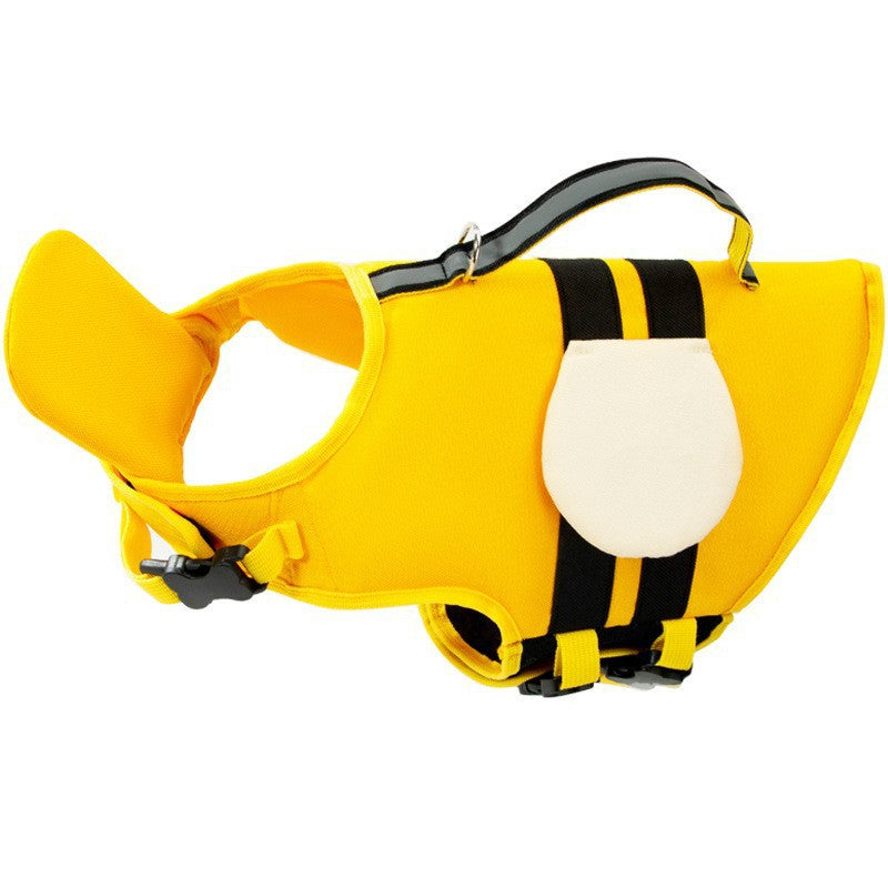 🔥LAST DAY 50% OFF🔥Dinosaur Dog Swim Float Vest with Chin Support & Rescue Handle!!!