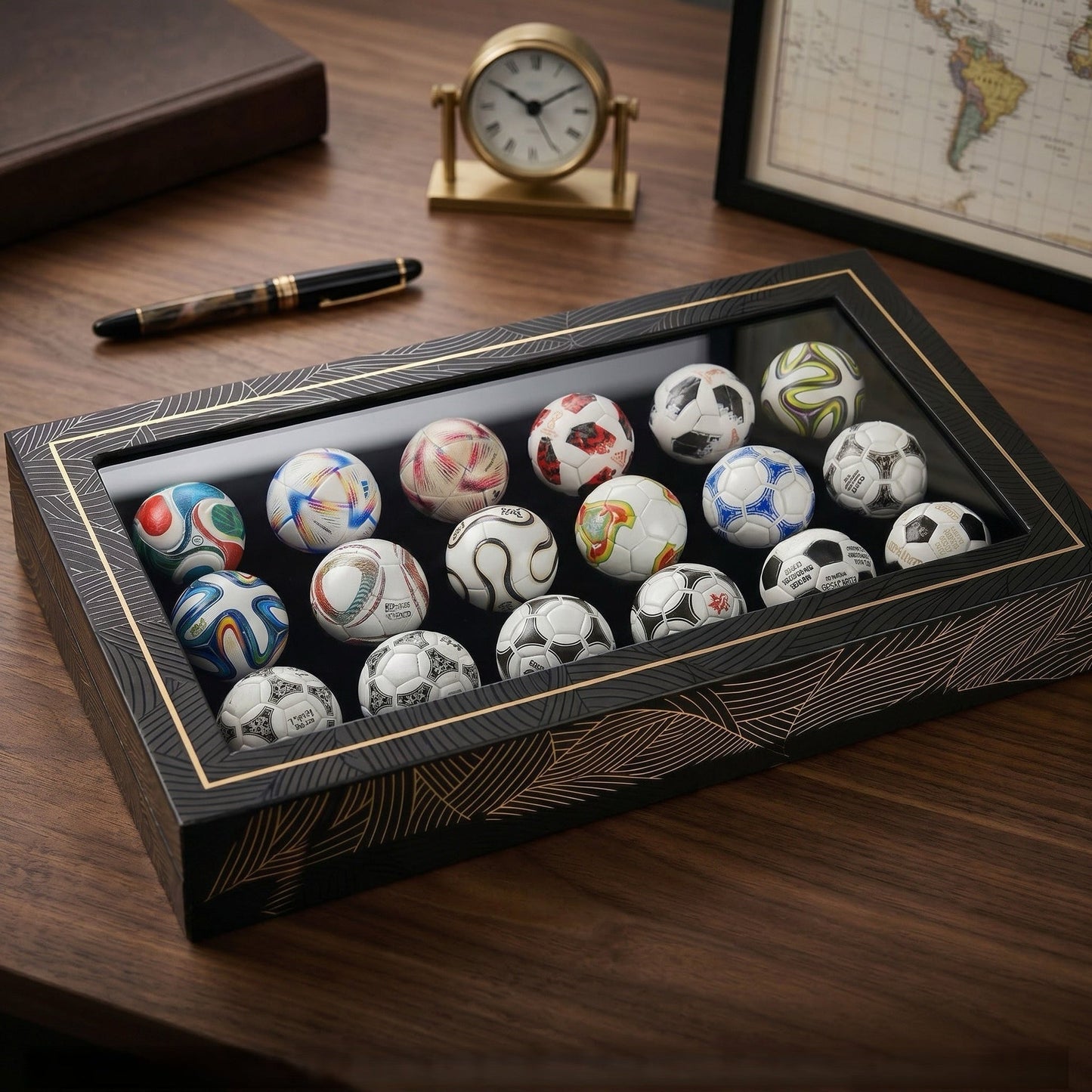 🏆Flash Sale 5K+ SOLD!⚽15 Pcs Classic Football Collectible Gift Sets from 1970 to 2026 World Football Cup