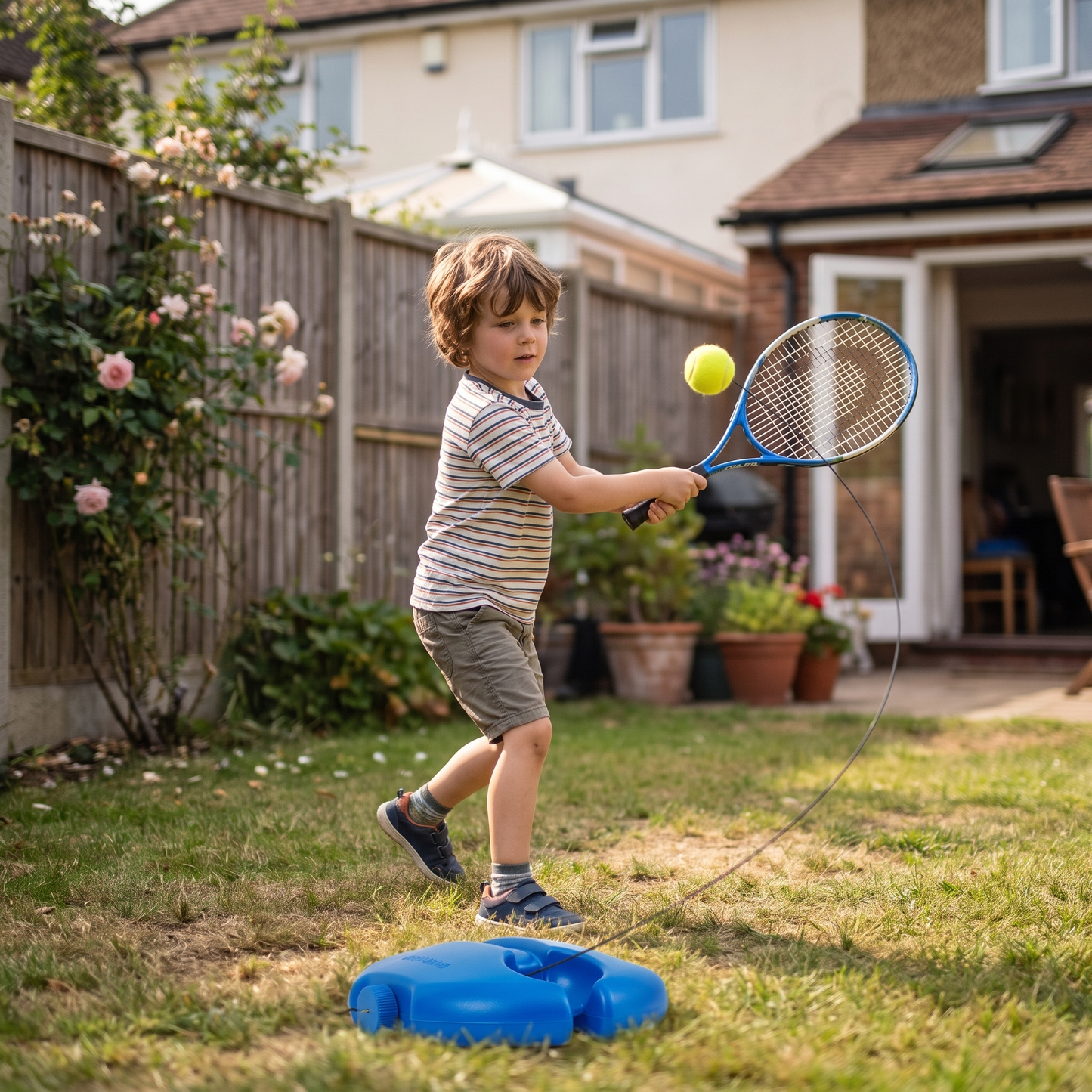 Tennis Trainer with Rebound Ball