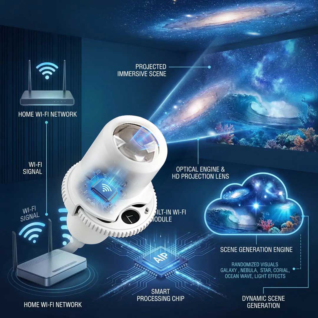 🔥LAST DAY 50% OFF Xulvkr® Night Light Projector