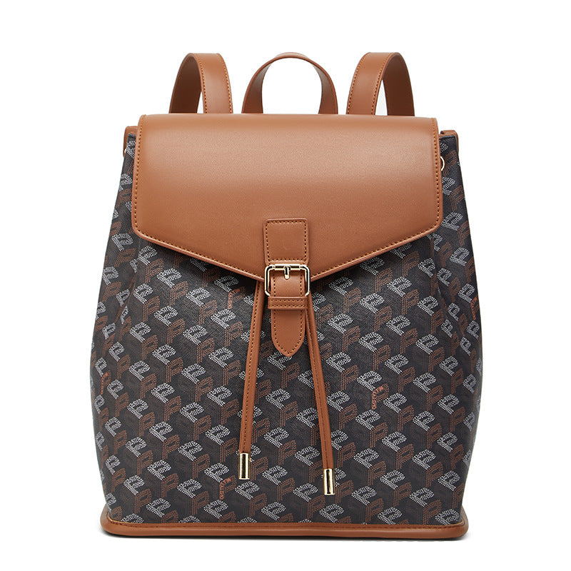 Chic Women’s Patterned Backpack – Lightweight Travel & Everyday Shoulder Bag