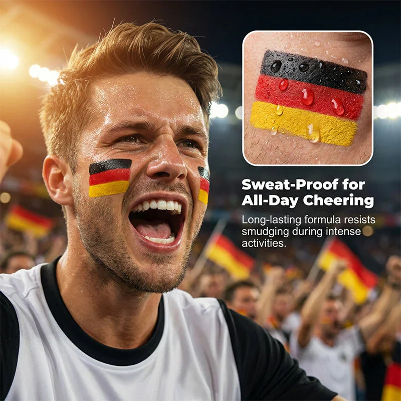 🔥National Flag Face Paint Stick for Sports Fans