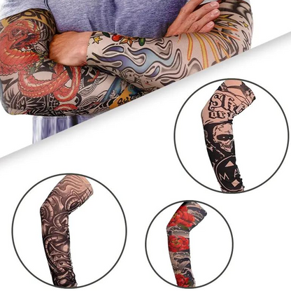 📢📢40% OFF !! ⏰Realistic Tattoo Arm Sleeves for Sun Protection