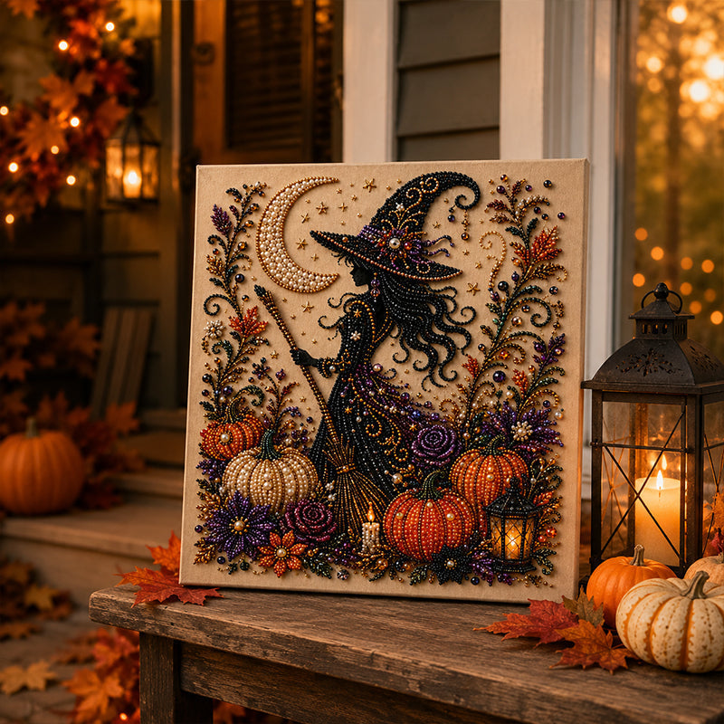Halloween Ghost Pearl Art DIY Kit