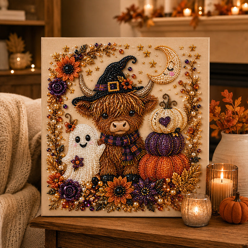 Halloween Ghost Pearl Art DIY Kit