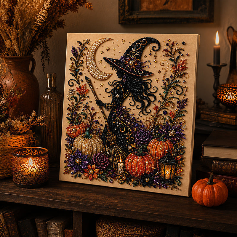 Halloween Ghost Pearl Art DIY Kit