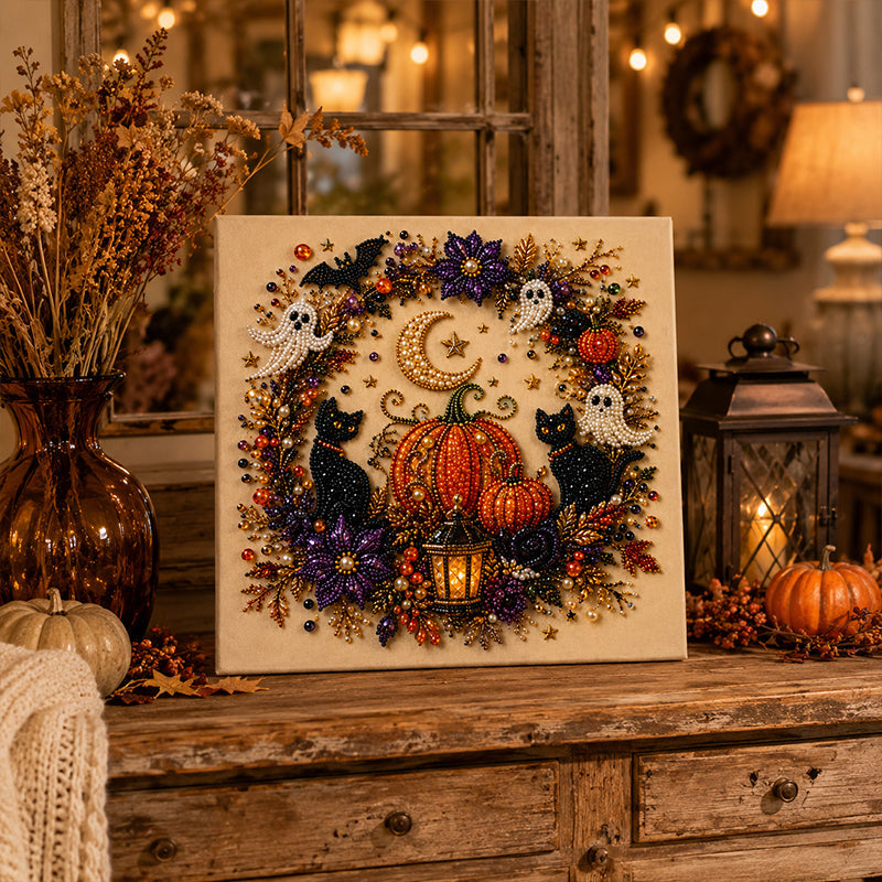 Halloween Ghost Pearl Art DIY Kit