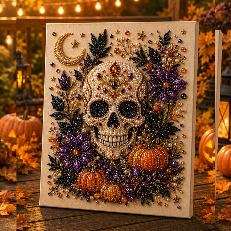 Halloween Ghost Pearl Art DIY Kit
